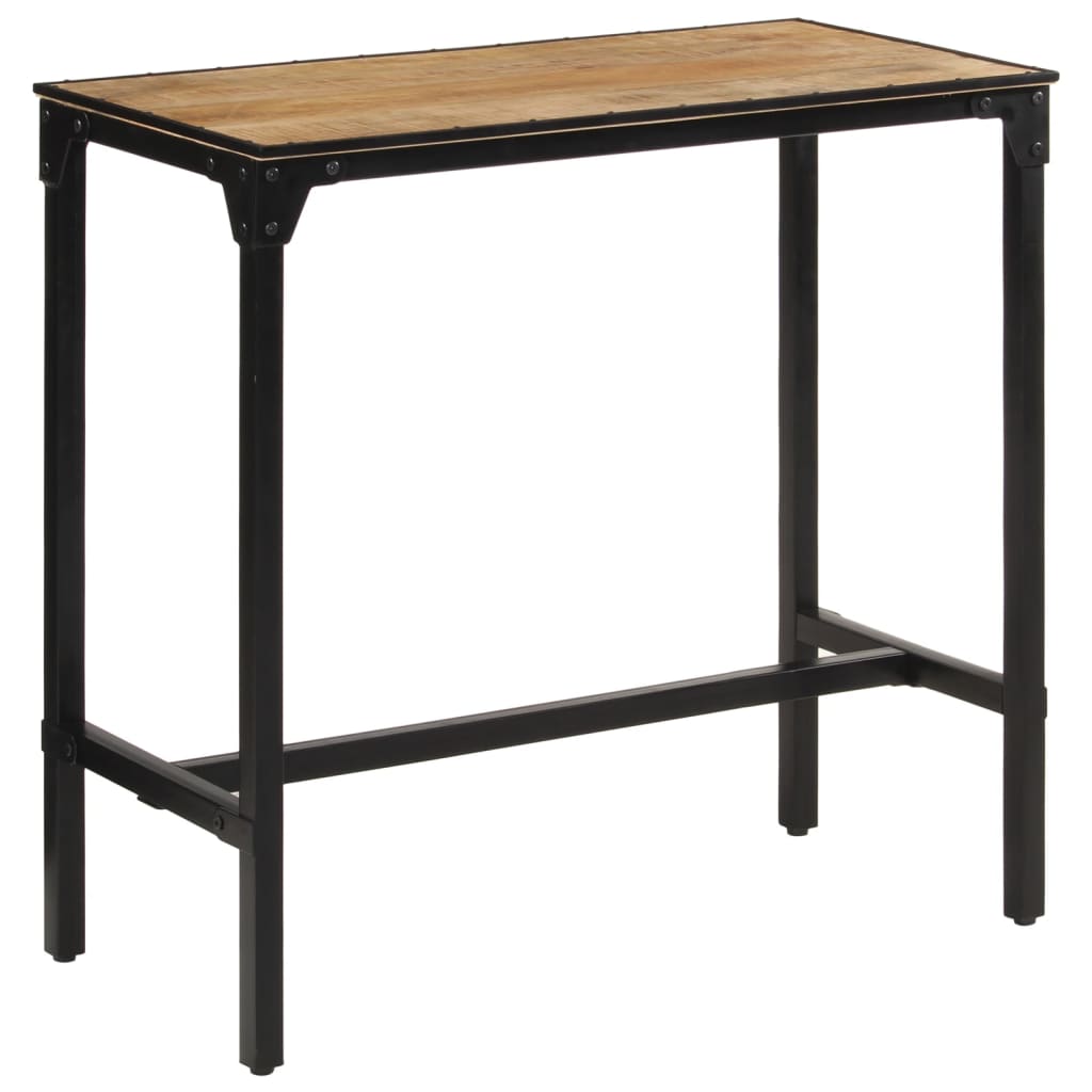 Table De Bar Bois De Manguier Massif Brut
