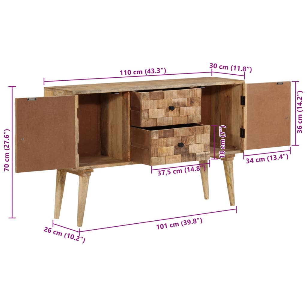 Buffet Bois Massif De Manguier