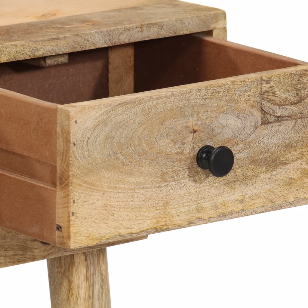 Table Console 110X30X Bois De Manguier Massif