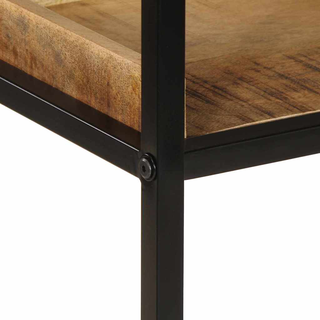 Bibliothèque Marron 70 X 35 X 110 Cm Bois De Manguier Massif