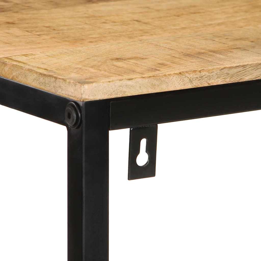 Bibliothèque Marron 70 X 35 X 110 Cm Bois De Manguier Massif