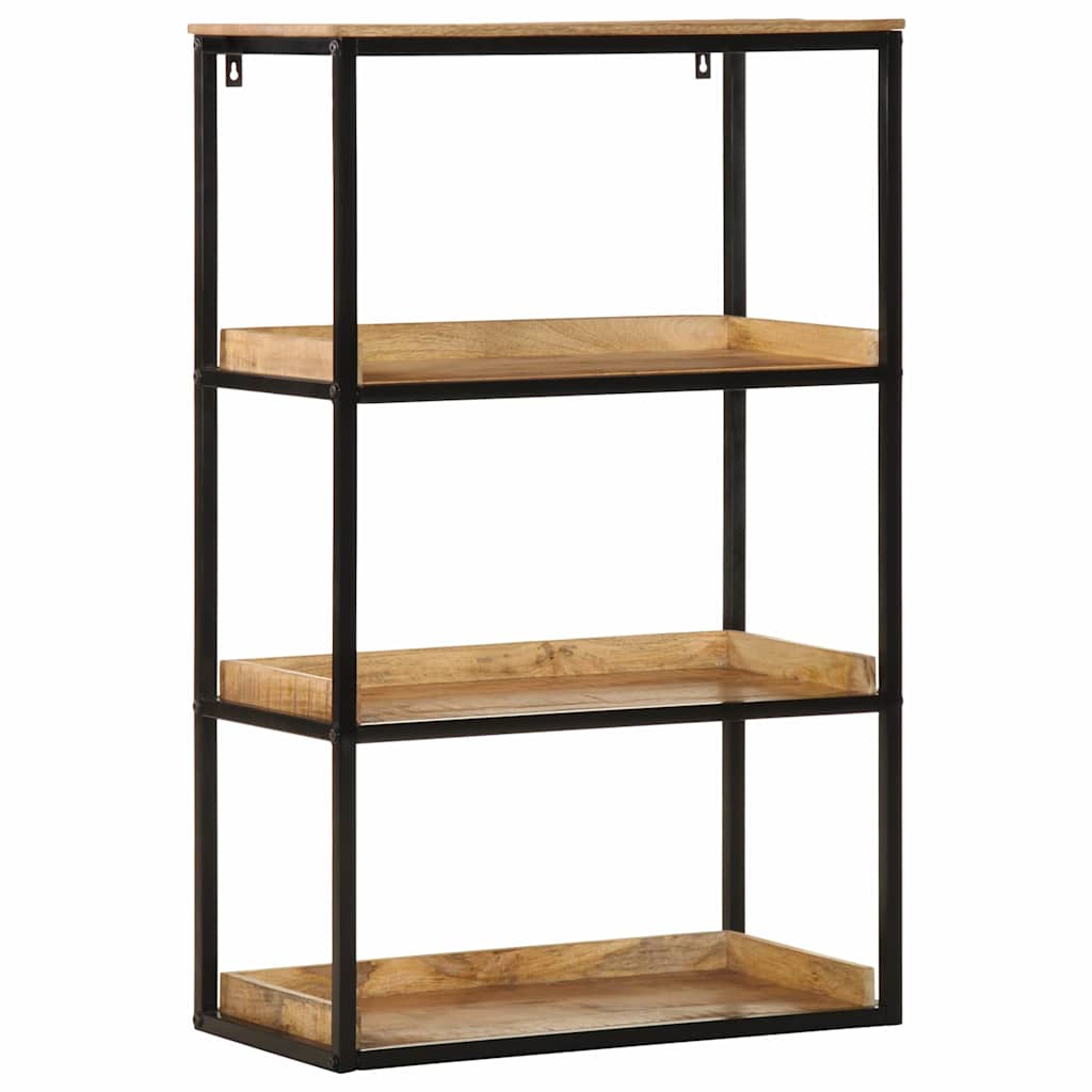 Bibliothèque Marron 70 X 35 X 110 Cm Bois De Manguier Massif