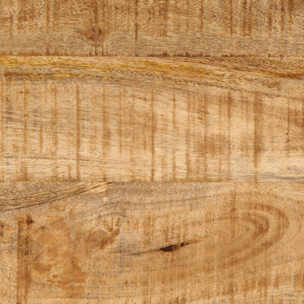 Meuble Tv 110X35X40 Cm Bois Massif De Manguier Brut