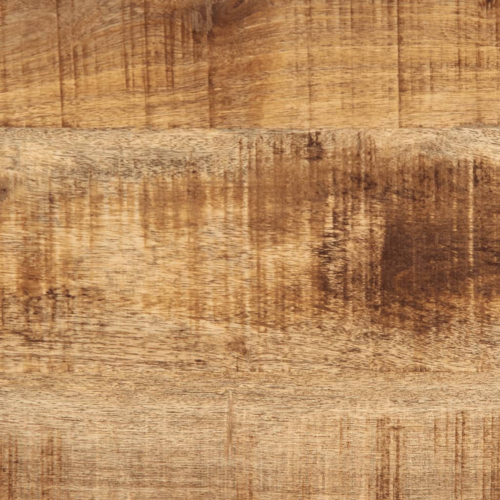 Meuble Tv 110X35X40 Cm Bois Massif De Manguier Brut