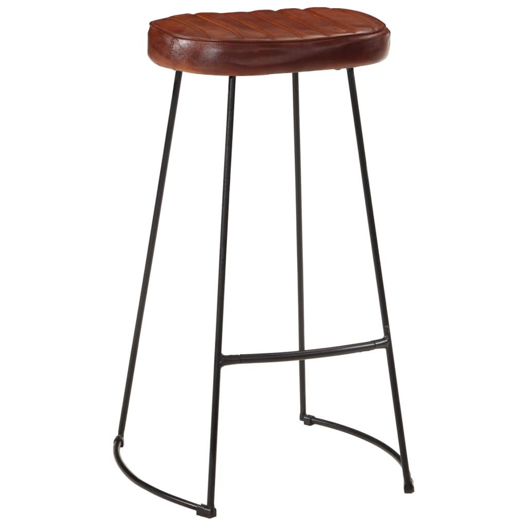 Ensemble De Bar 5 Pcs Bois De Manguier Brut Massif Et Métal
