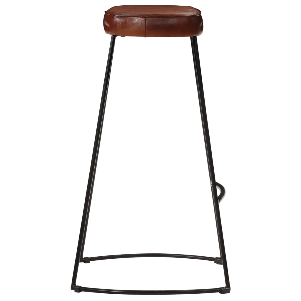 Ensemble De Bar 5 Pcs Bois De Manguier Brut Massif Et Métal