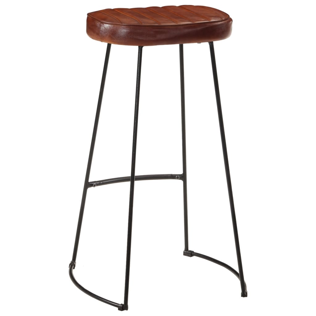 Ensemble De Bar 5 Pcs Bois De Manguier Brut Massif Et Métal