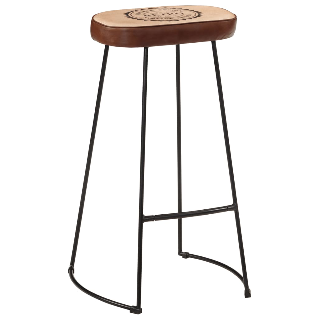Ensemble De Bar 5 Pcs Bois De Manguier Brut Massif Et Métal