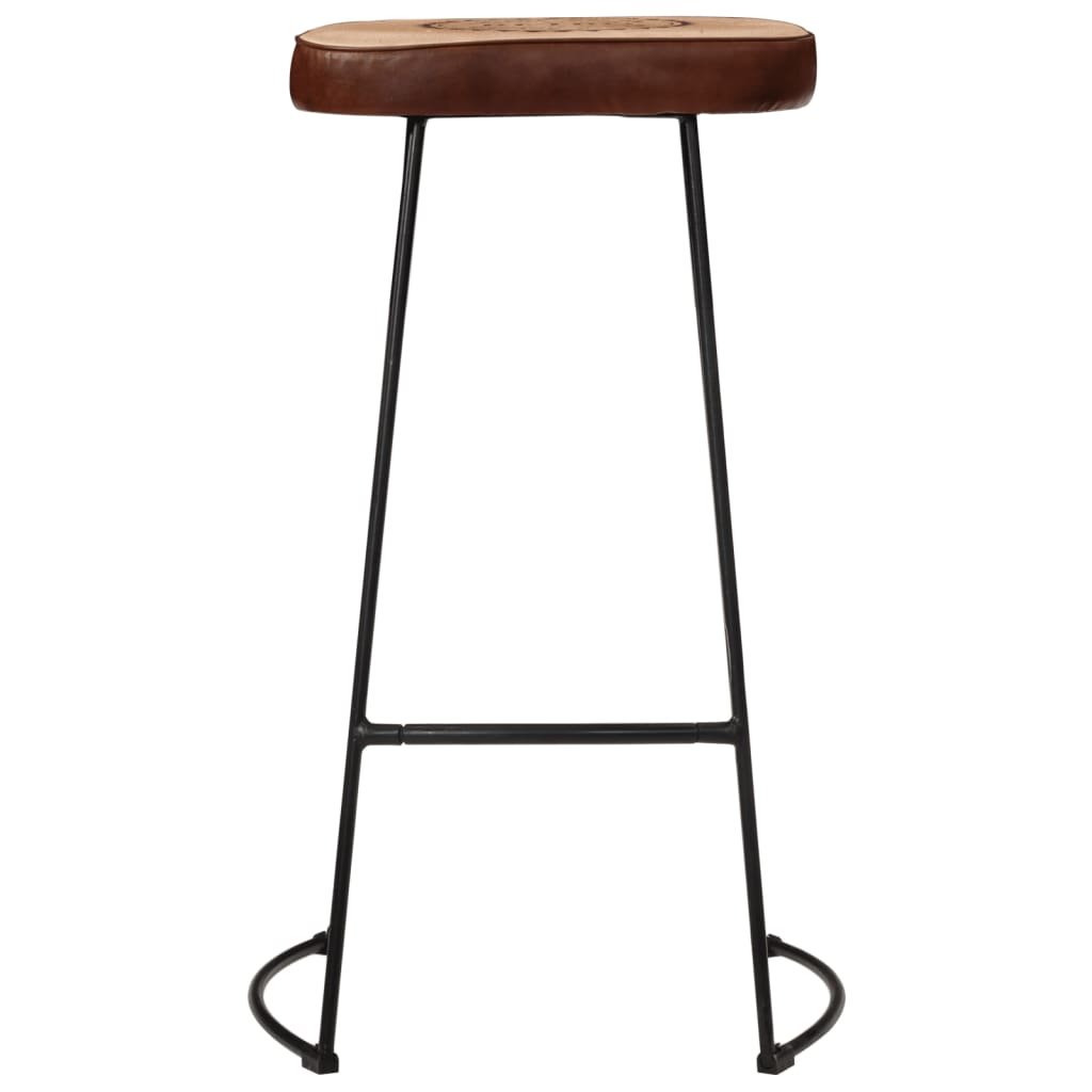 Ensemble De Bar 5 Pcs Bois De Manguier Brut Massif Et Métal
