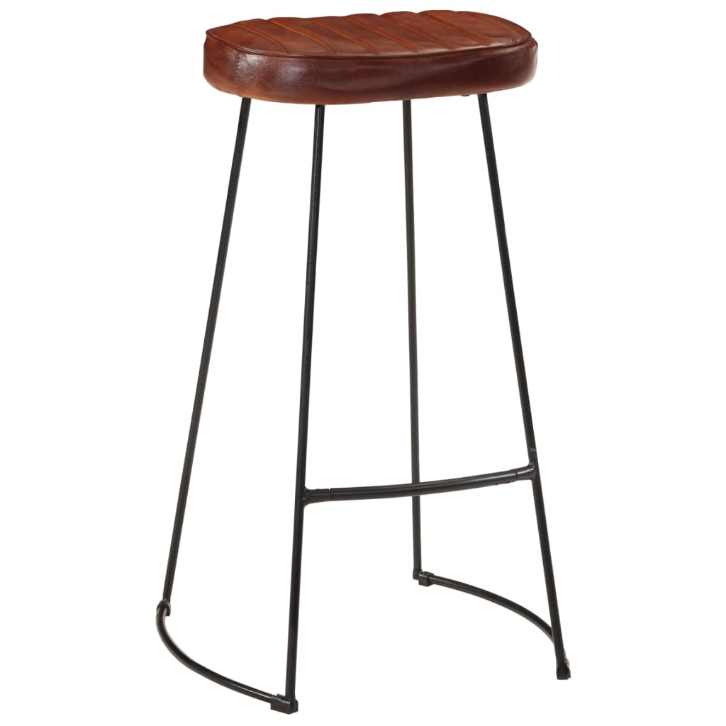 Ensemble De Bar 3 Pcs Bois De Manguier Brut Massif Et Métal
