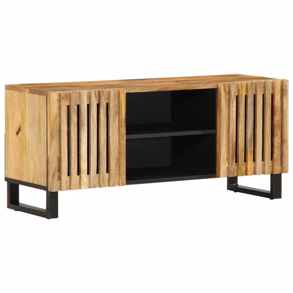 Meuble Tv 105X34X46 Cm Bois Massif De Manguier