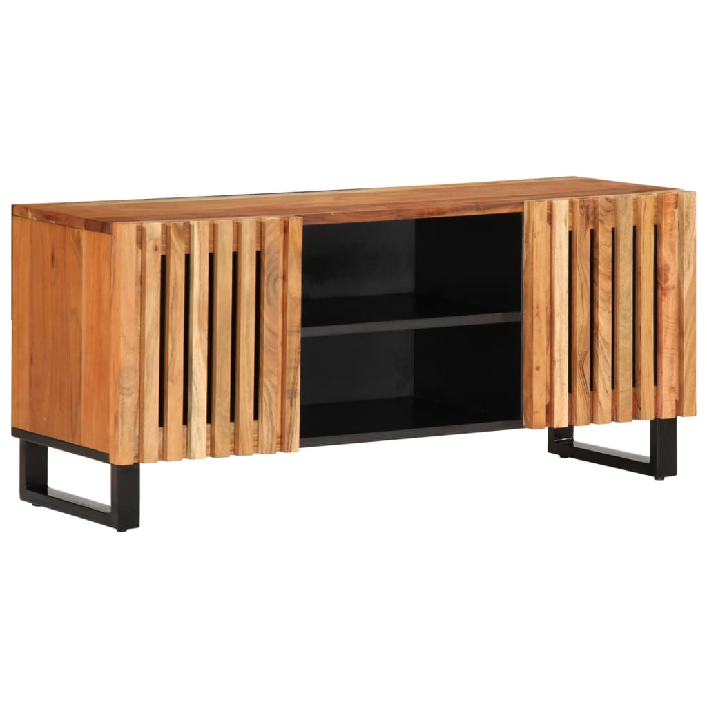 Meuble Tv 105X34X46 Cm Bois Massif De Manguier