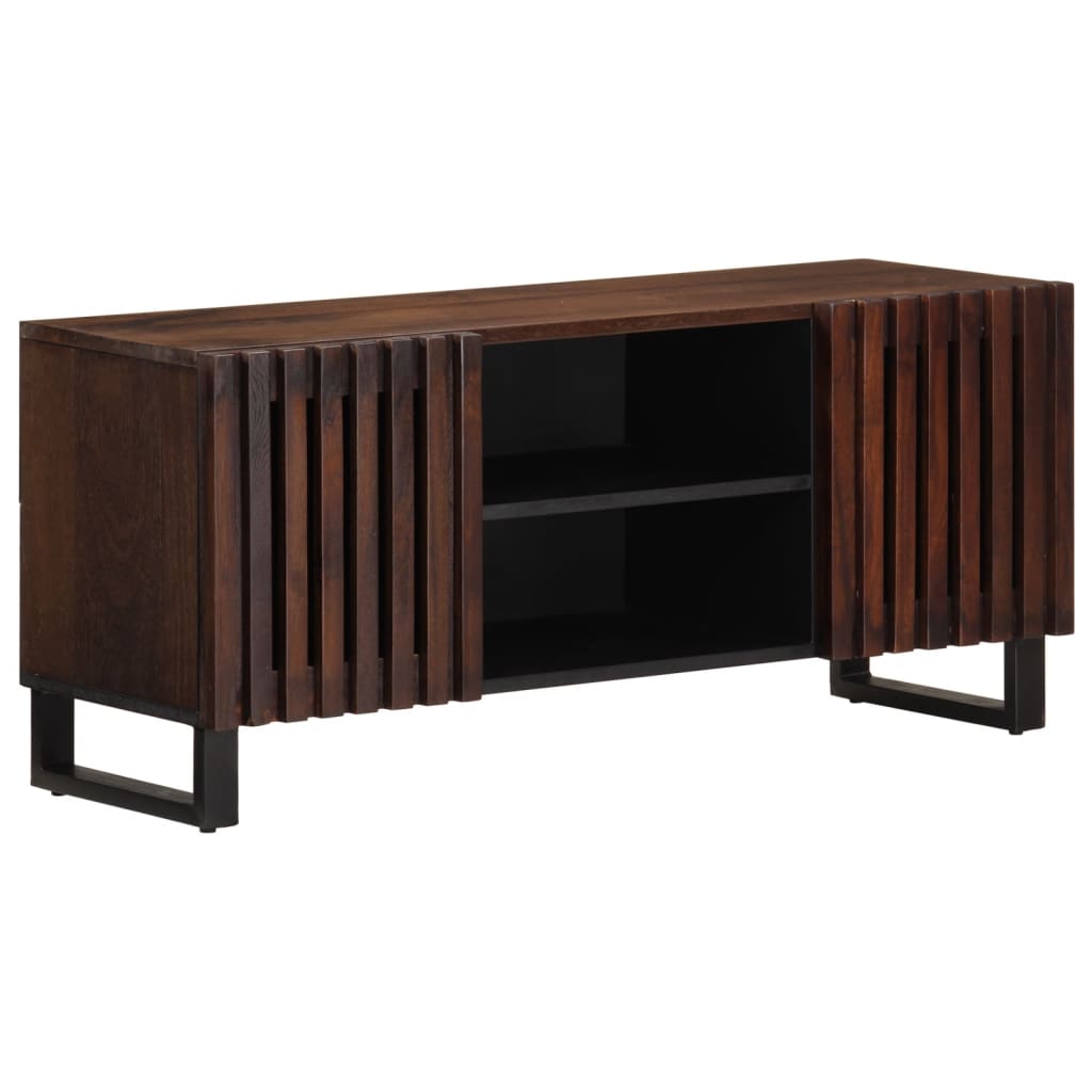 Meuble Tv 105X34X46 Cm Bois Massif De Manguier