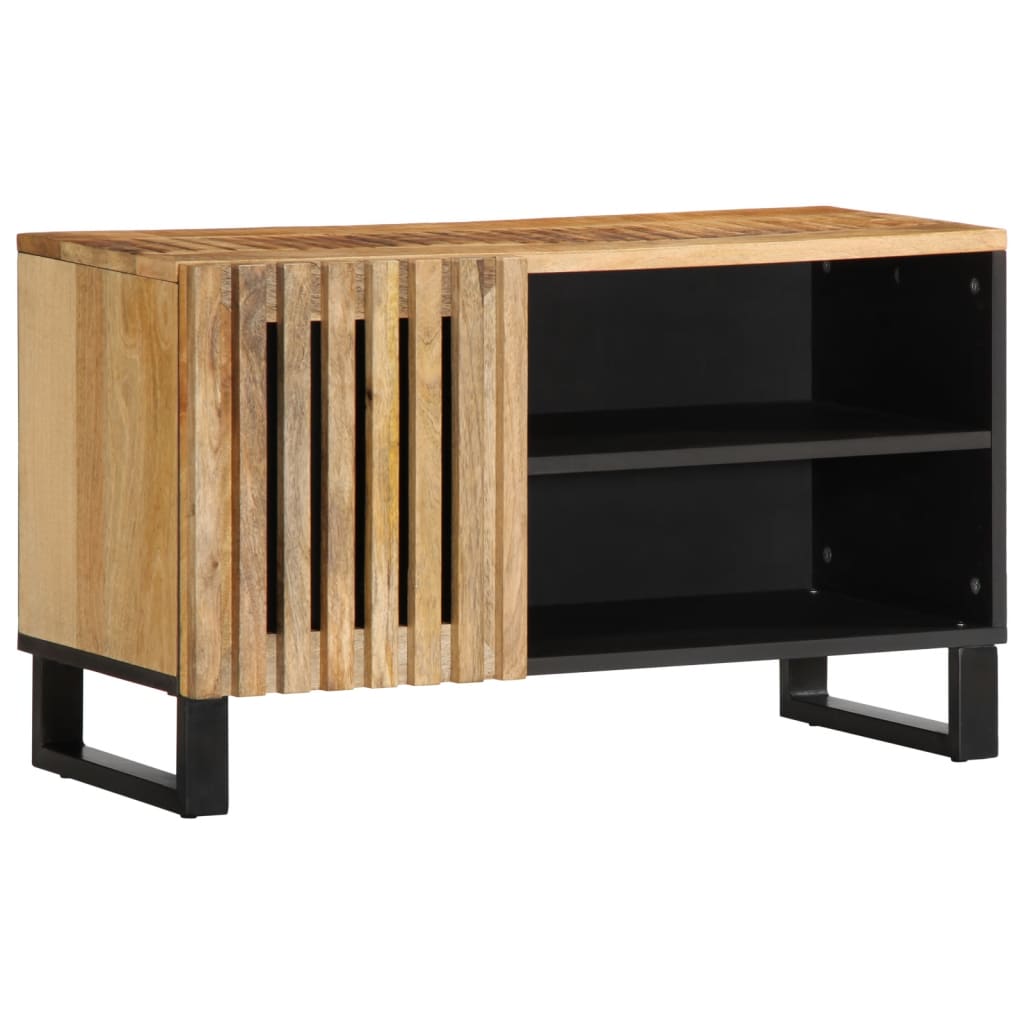 Meuble Tv 80X34X46 Cm Bois Massif De Manguier