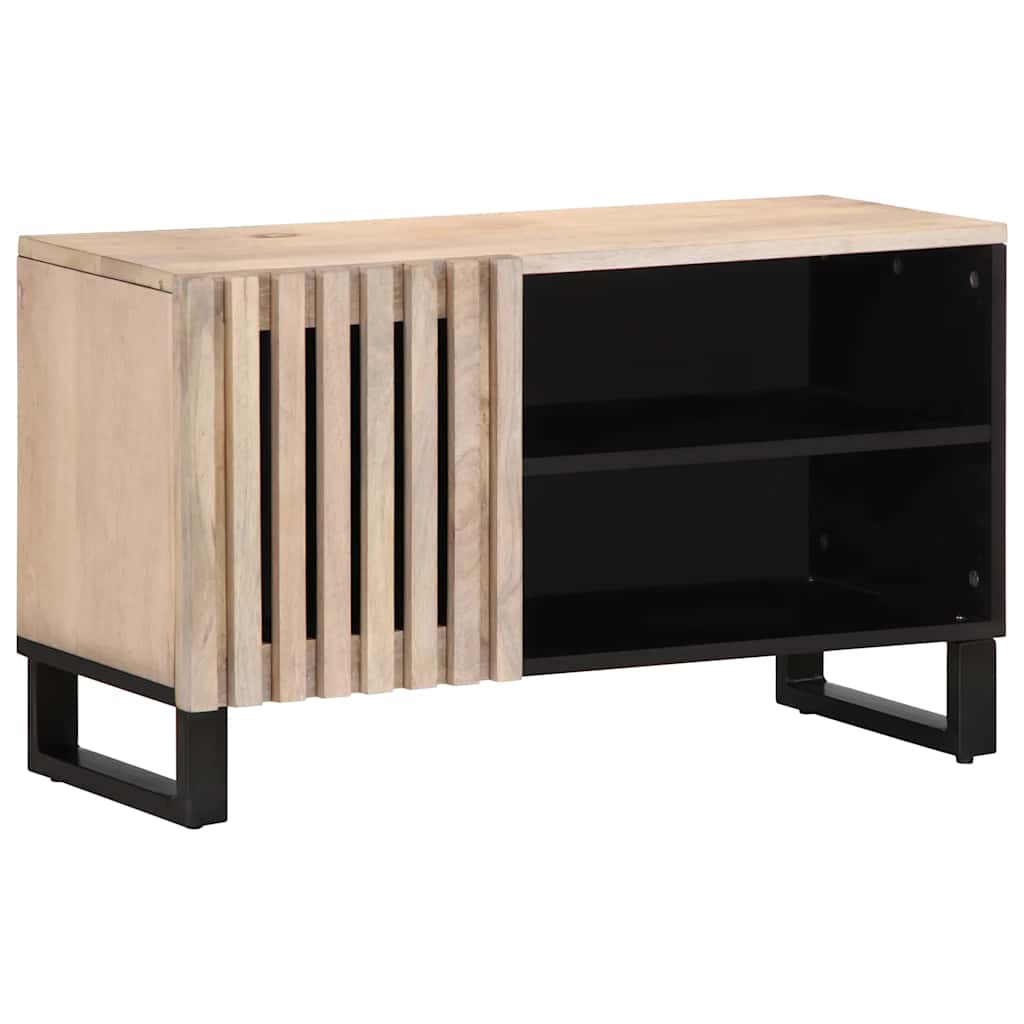 Meuble Tv 80X34X46 Cm Bois Massif De Manguier