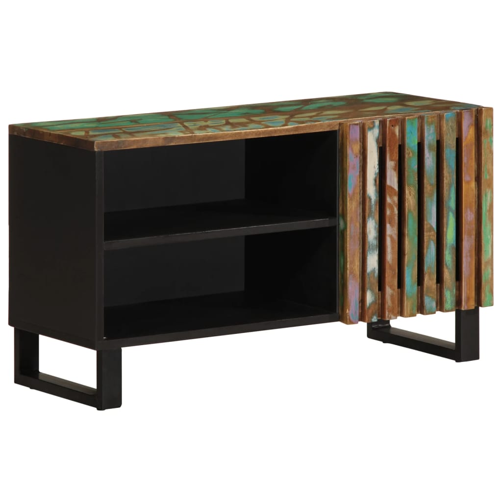 Meuble Tv 80X34X46 Cm Bois Massif De Manguier