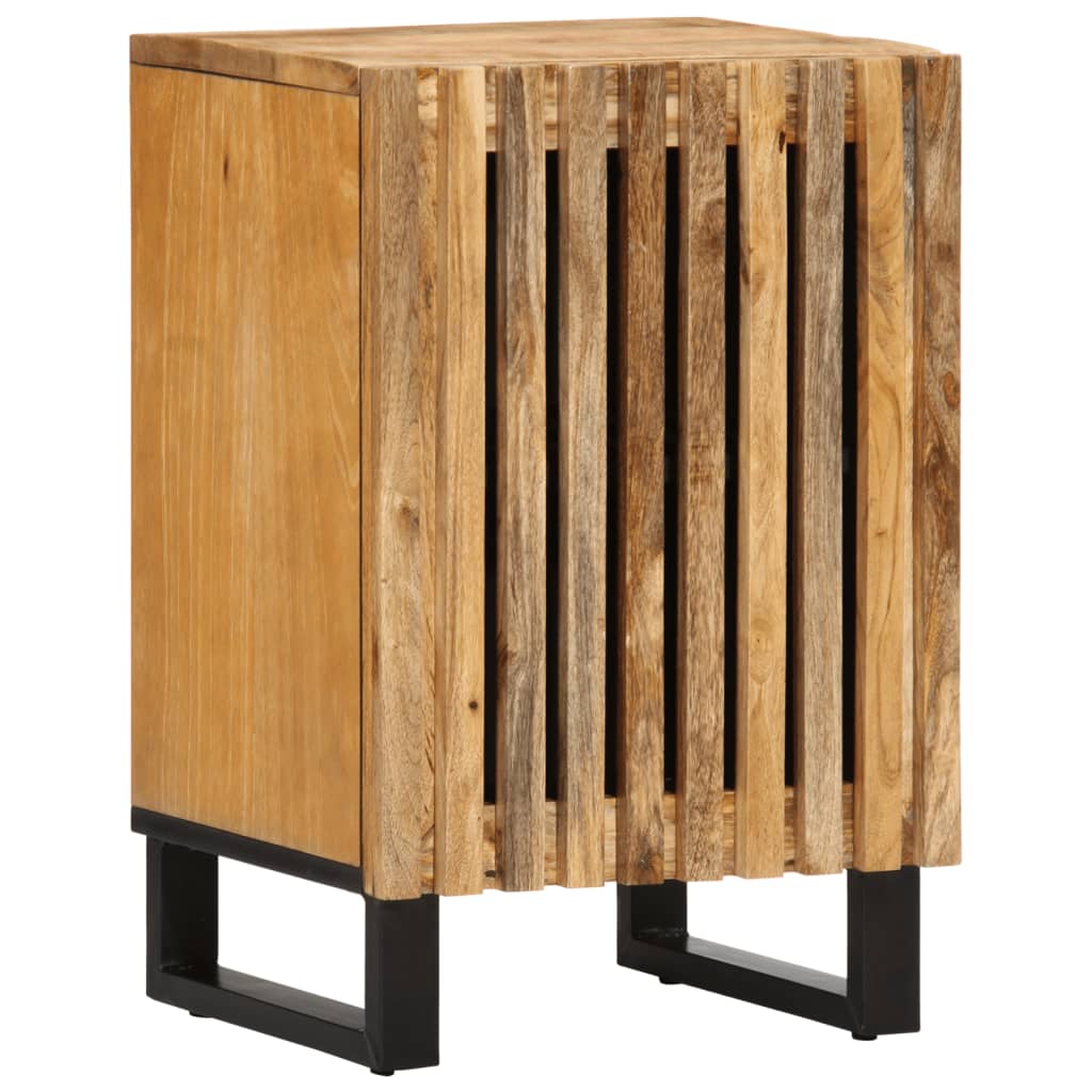 Armoire De Salle De Bain 38X34X58 Cm Bois Massif De Manguier