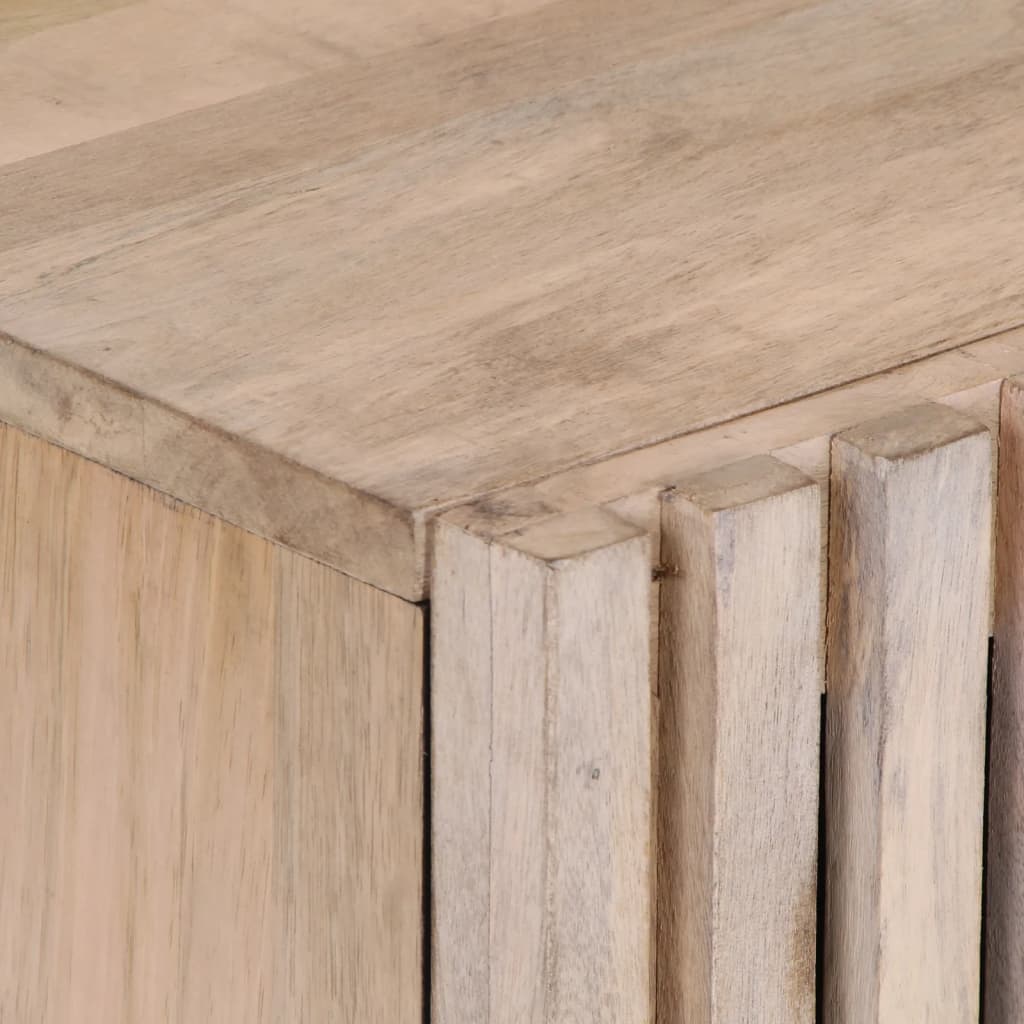 Armoire De Salle De Bain 38X34X58 Cm Bois Massif De Manguier