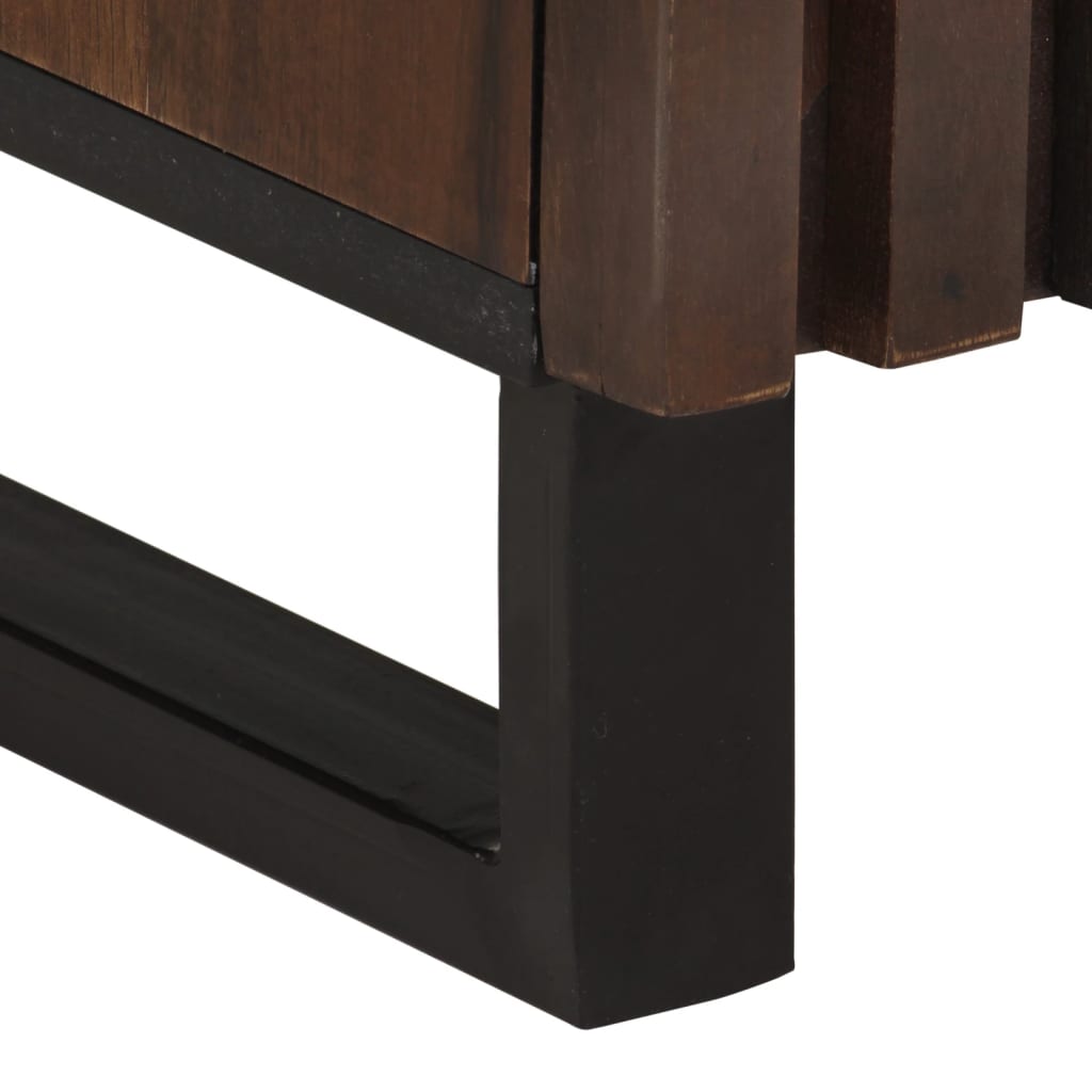 Buffet 80X34X75 Cm Bois Massif De Manguier Marron