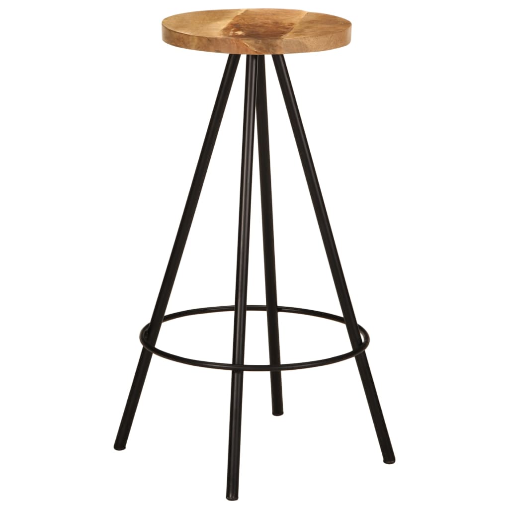 Ensemble De Bar 5 Pcs Bois De Manguier Massif