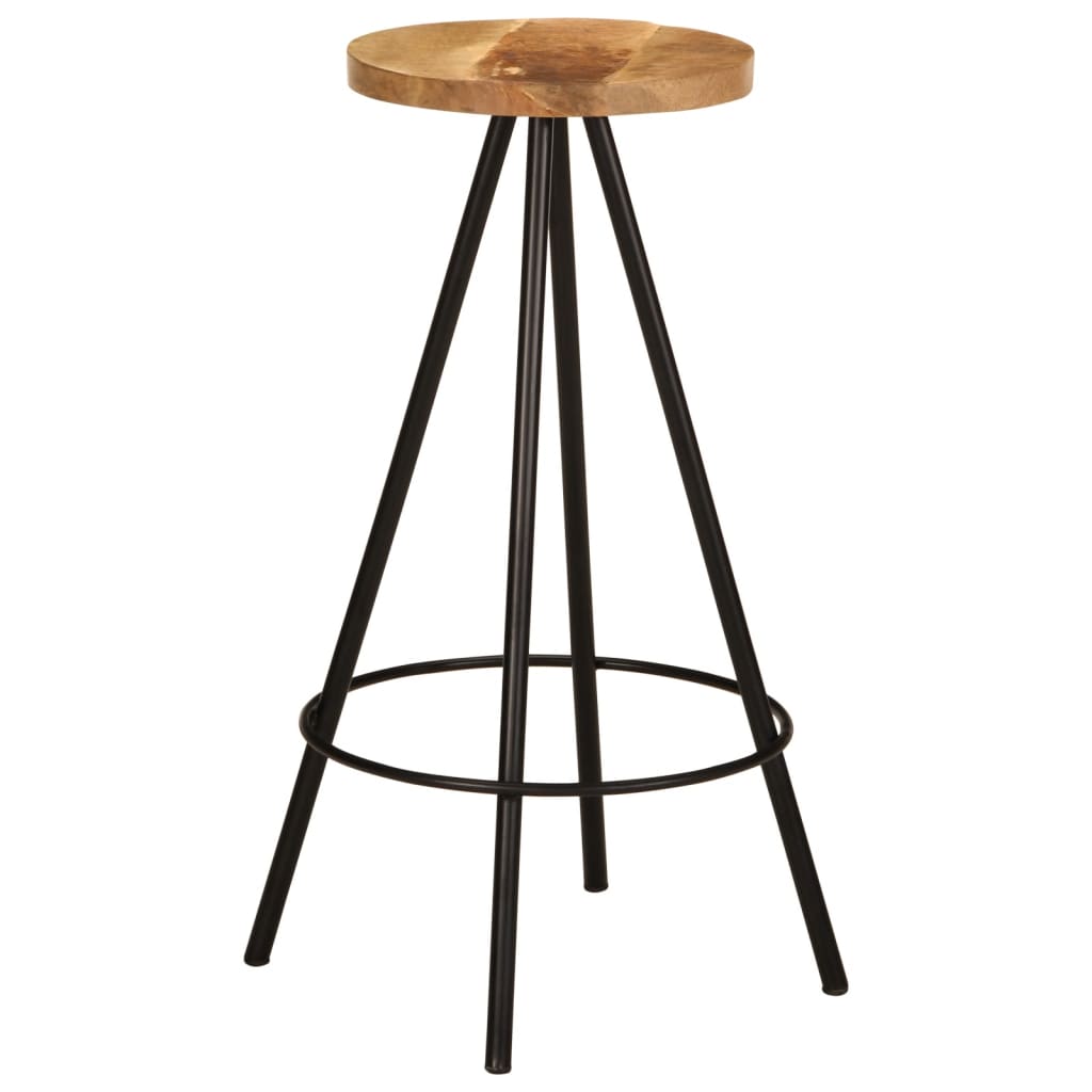 Ensemble De Bar 7 Pcs Bois De Manguier Massif