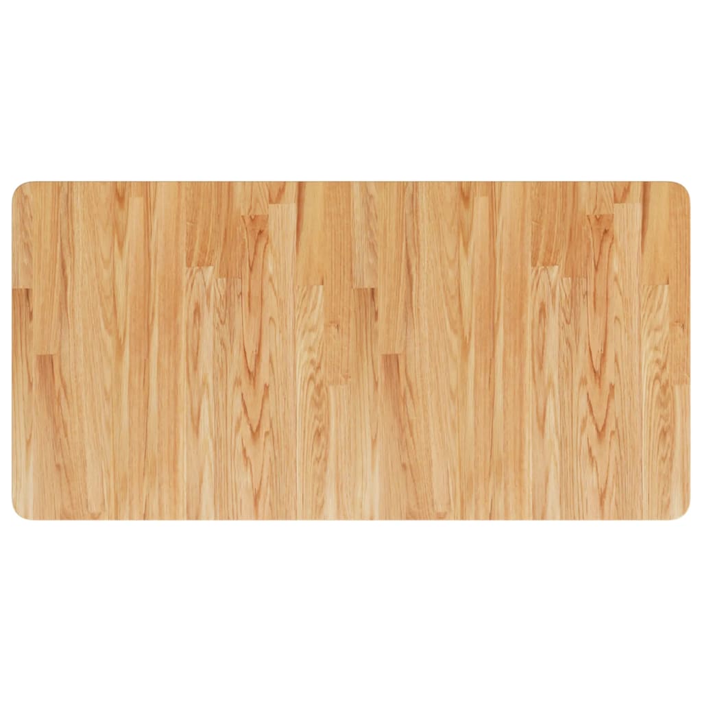 Étagère De Vasque Murale Acier Et Bois De Chêne Massif Marron Clair Et Blanc