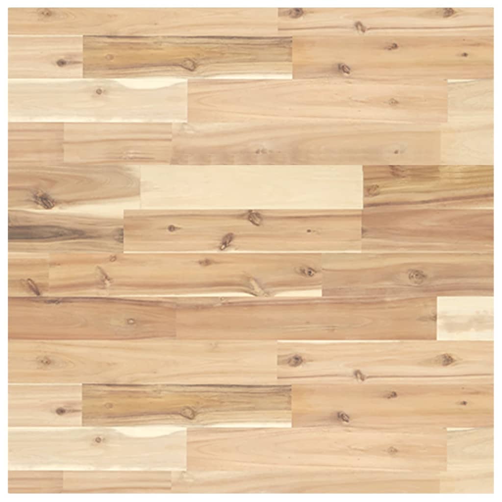 Étagère De Vasque Murale Acier Et Bois Massif D'acacia Marron Et Noir