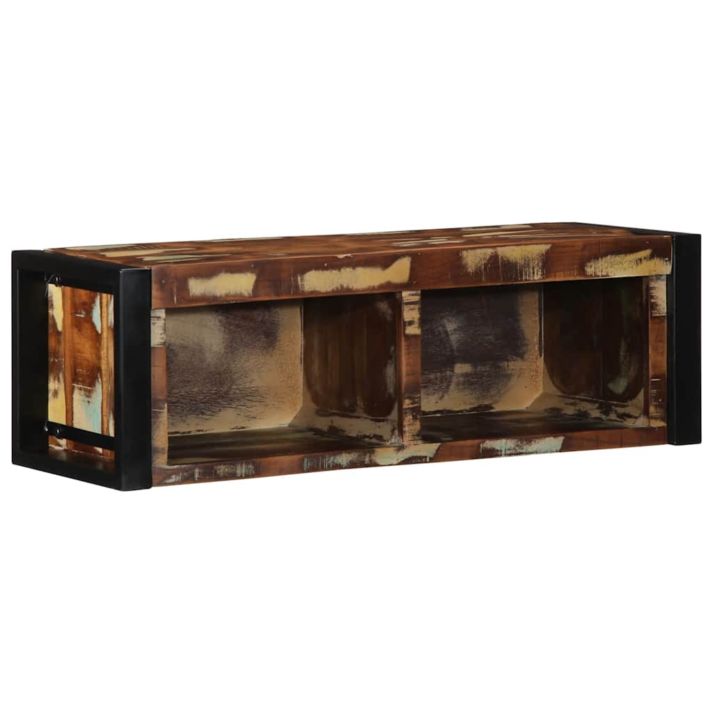 Meuble Tv 80X30X25 Cm Bois Massif De Manguier Brut