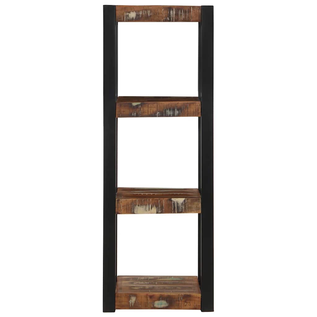Étagère Murale Multicolore 35X35X100Cm Bois Massif Récupération