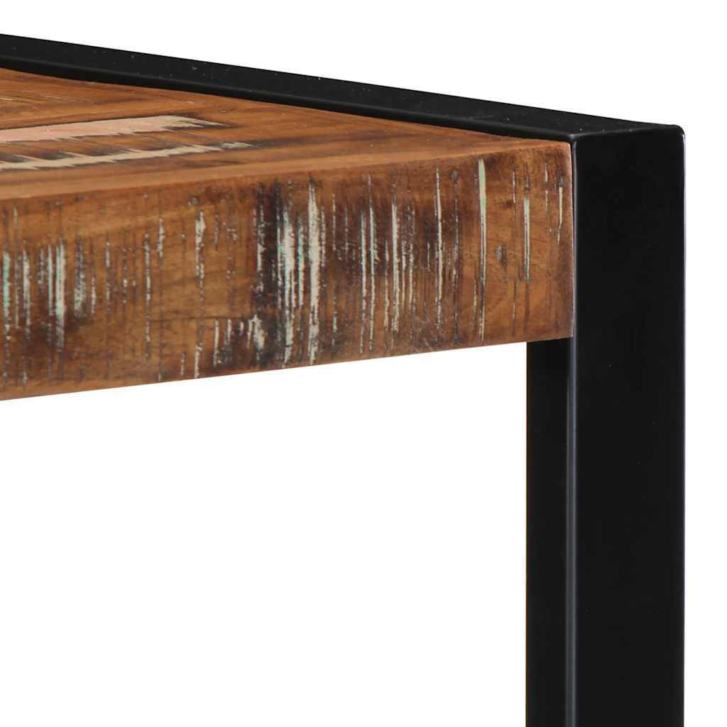 Étagère Murale Multicolore 35X35X100Cm Bois Massif Récupération