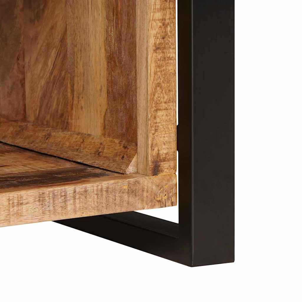 Banc De Rangement Avec Tiroir Marron Bois De Manguier Massif