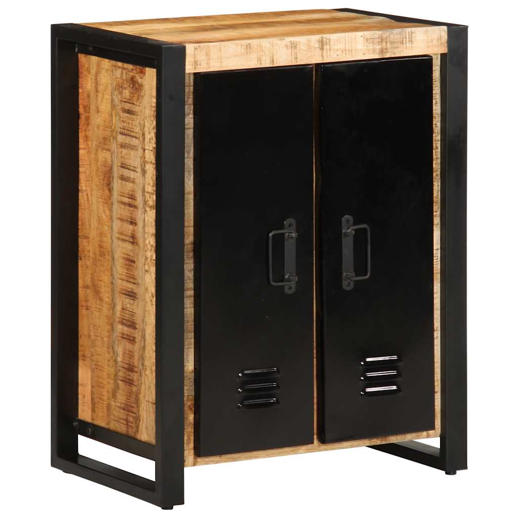 Buffet 55X35X70 Cm Bois De Manguier Brut Massif