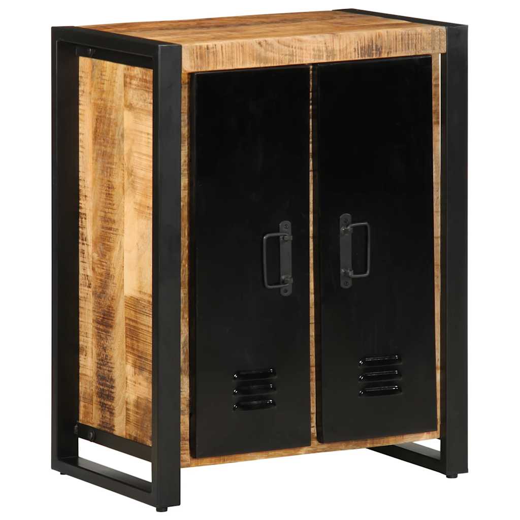 Buffet 55X35X70 Cm Bois De Manguier Brut Massif