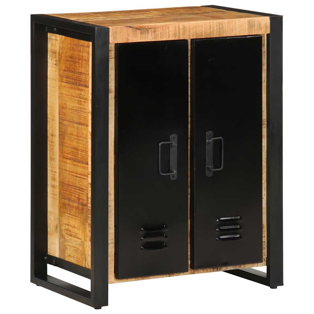 Buffet 55X35X70 Cm Bois De Manguier Brut Massif