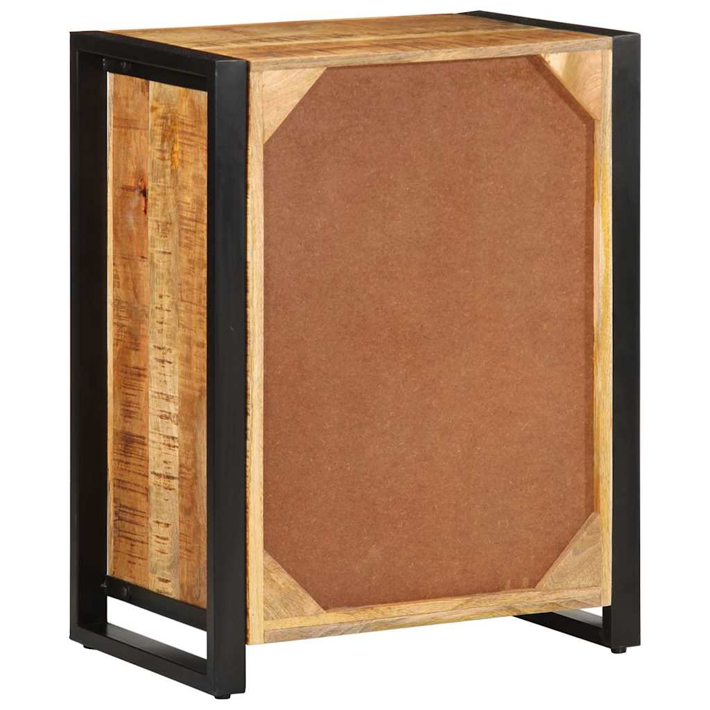 Buffet 55X35X70 Cm Bois De Manguier Brut Massif