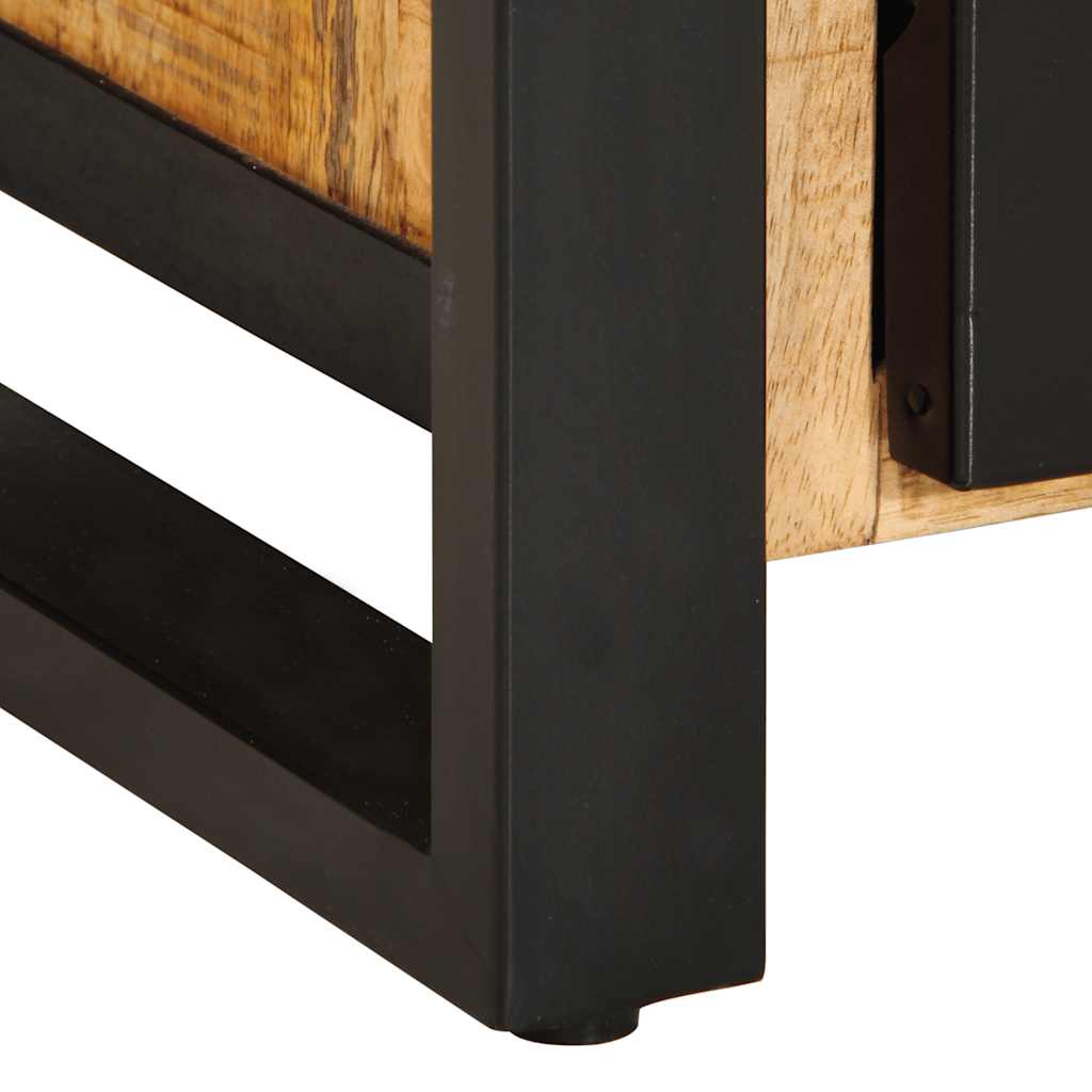 Buffet 55X35X70 Cm Bois De Manguier Brut Massif