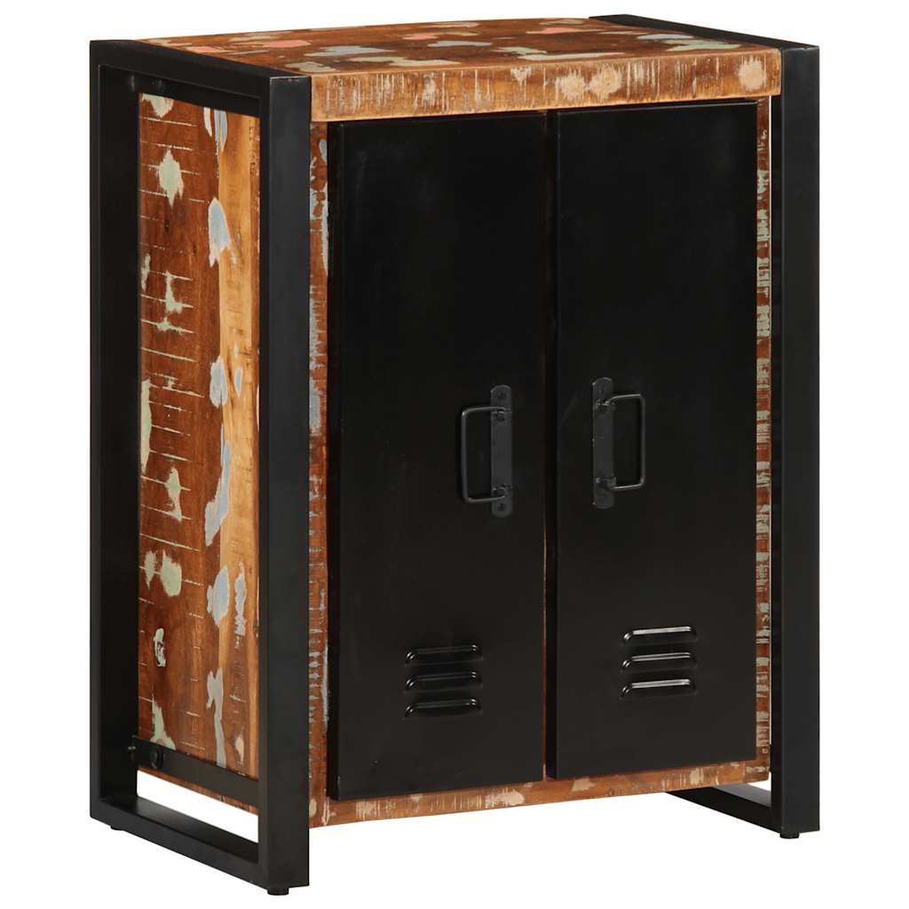 Buffet 55X35X70 Cm Bois De Manguier Brut Massif