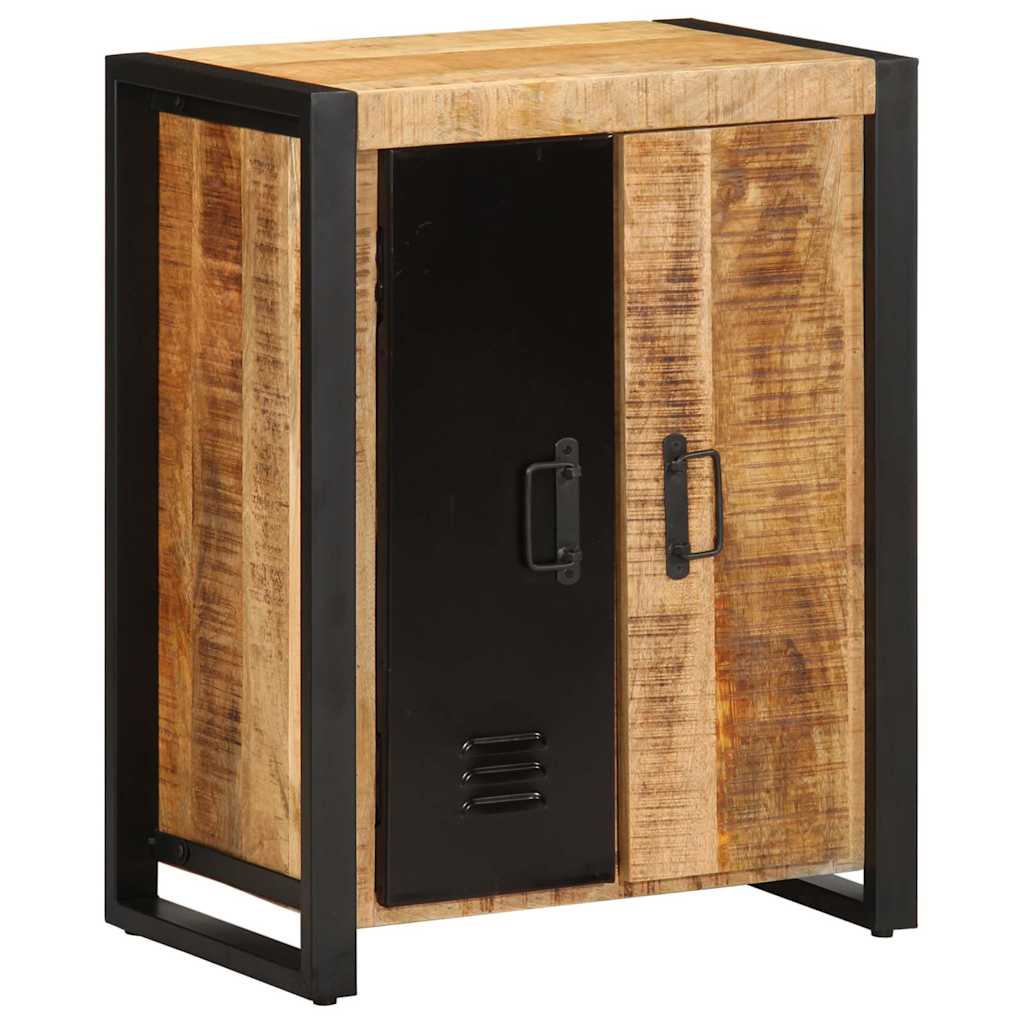 Buffet 55X35X70 Cm Bois De Manguier Brut Massif
