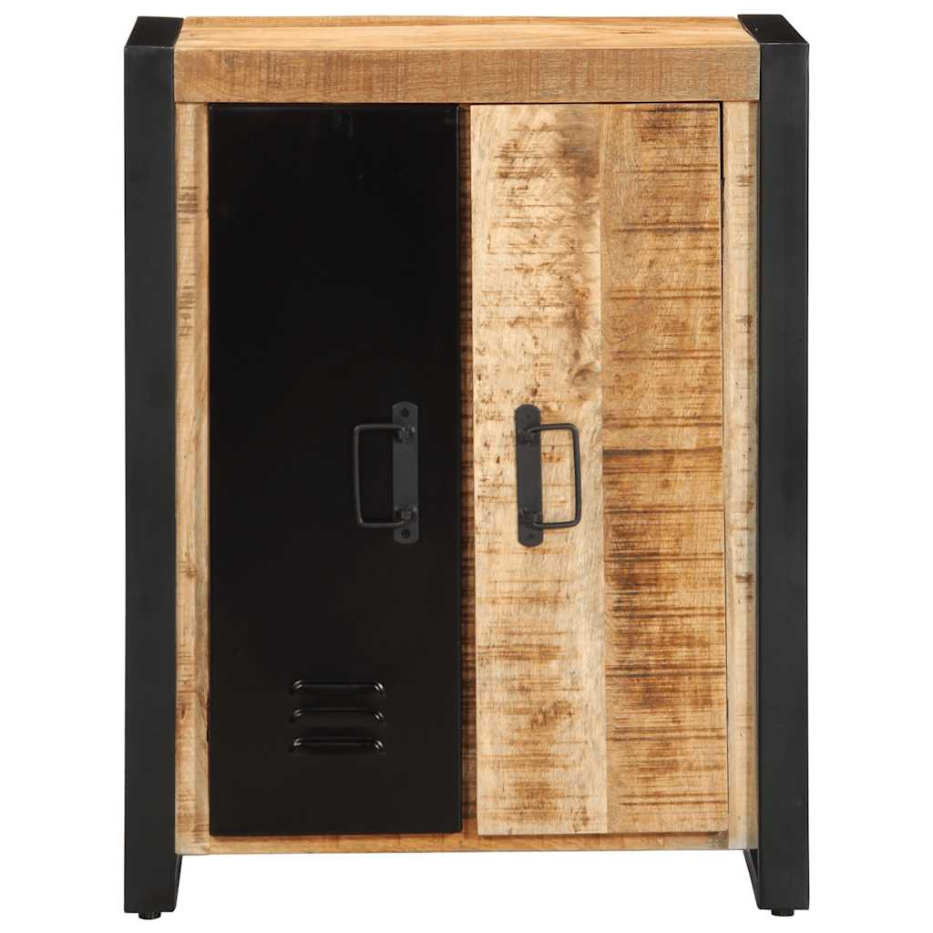 Buffet 55X35X70 Cm Bois De Manguier Brut Massif