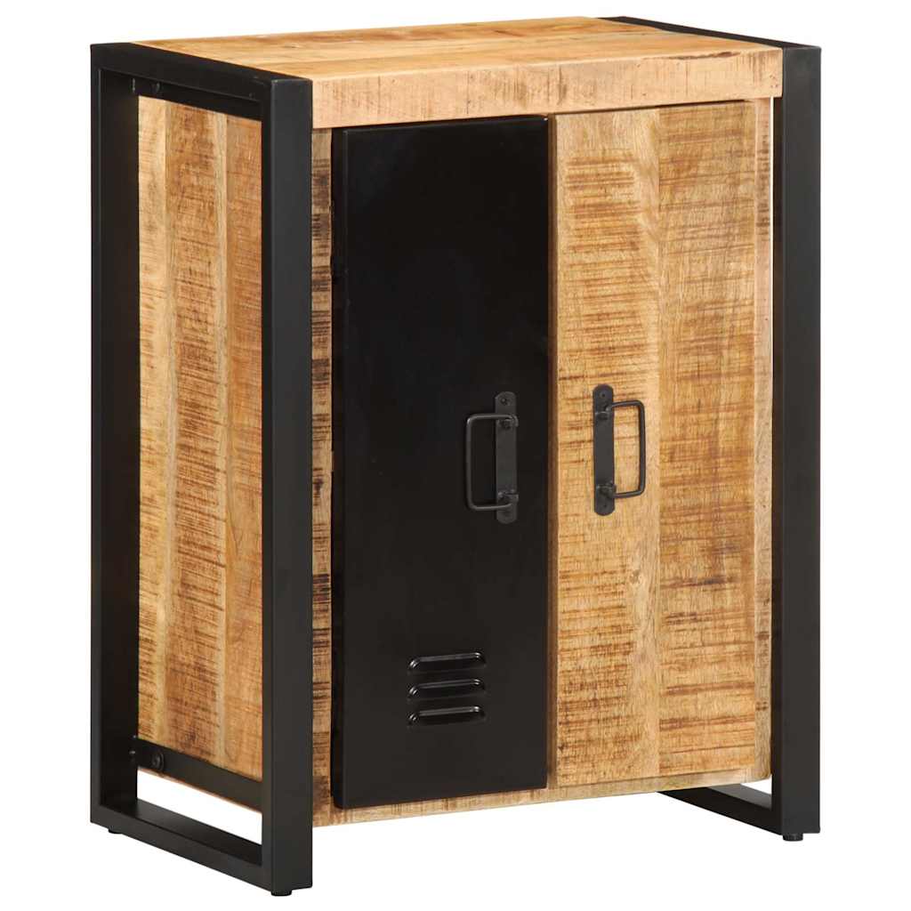 Buffet 55X35X70 Cm Bois De Manguier Brut Massif