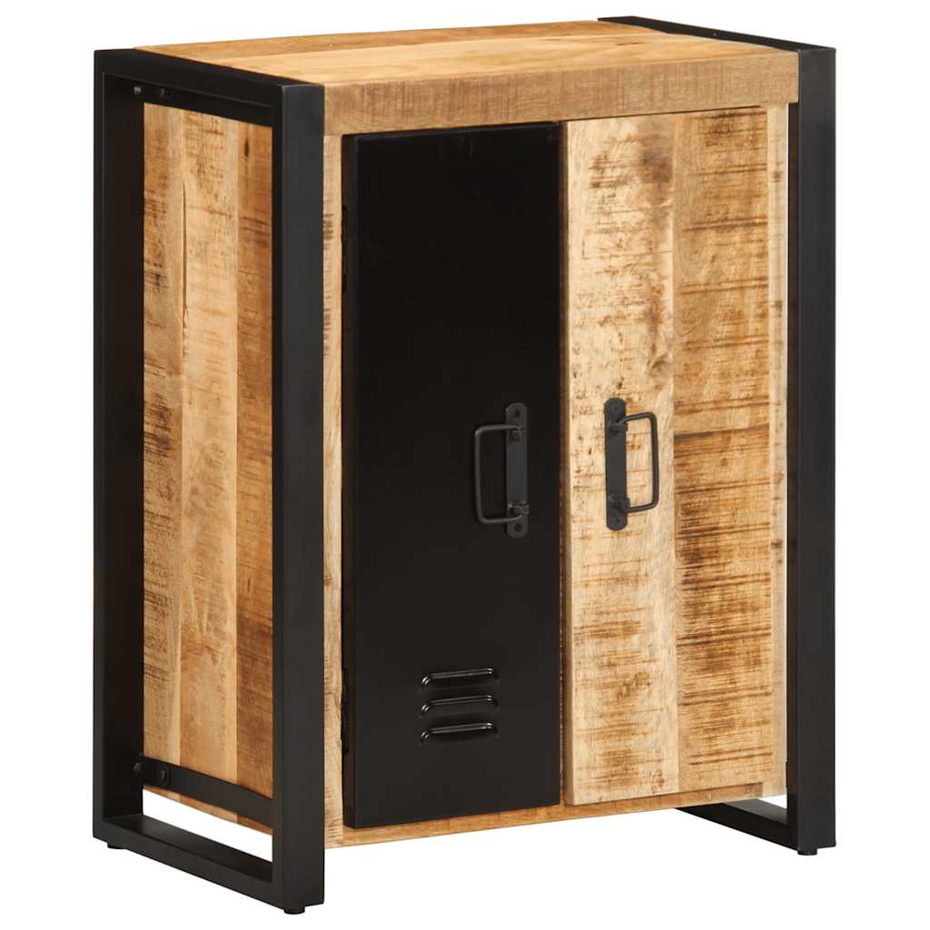Buffet 55X35X70 Cm Bois De Manguier Brut Massif