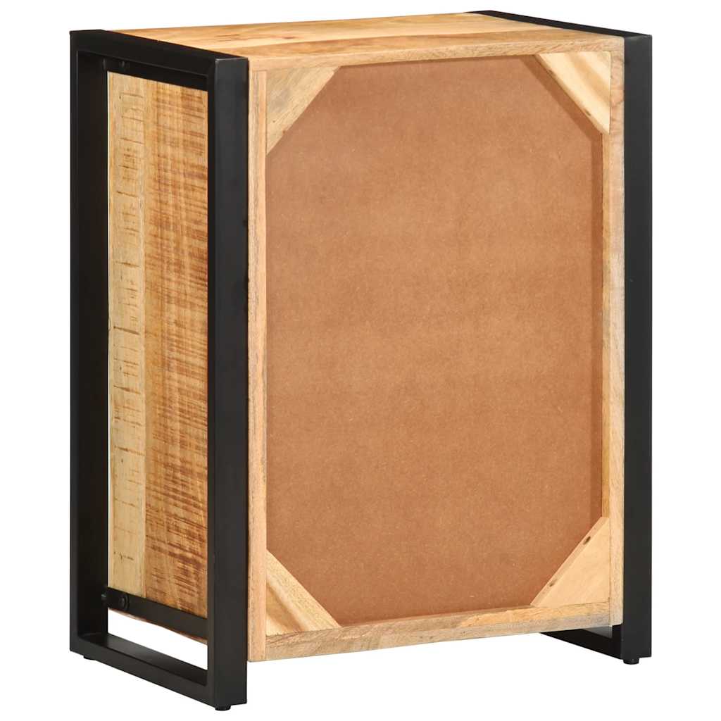 Buffet 55X35X70 Cm Bois De Manguier Brut Massif