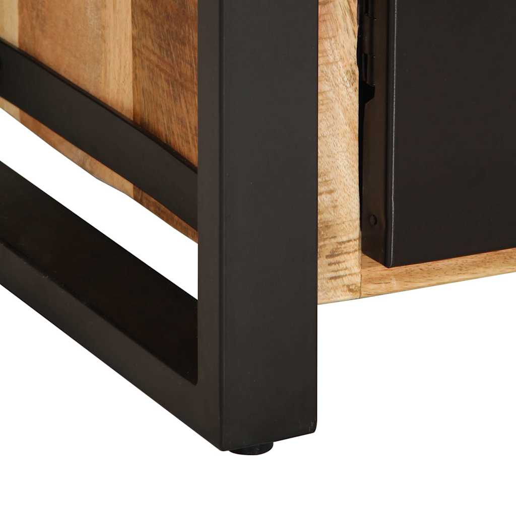 Buffet 55X35X70 Cm Bois De Manguier Brut Massif