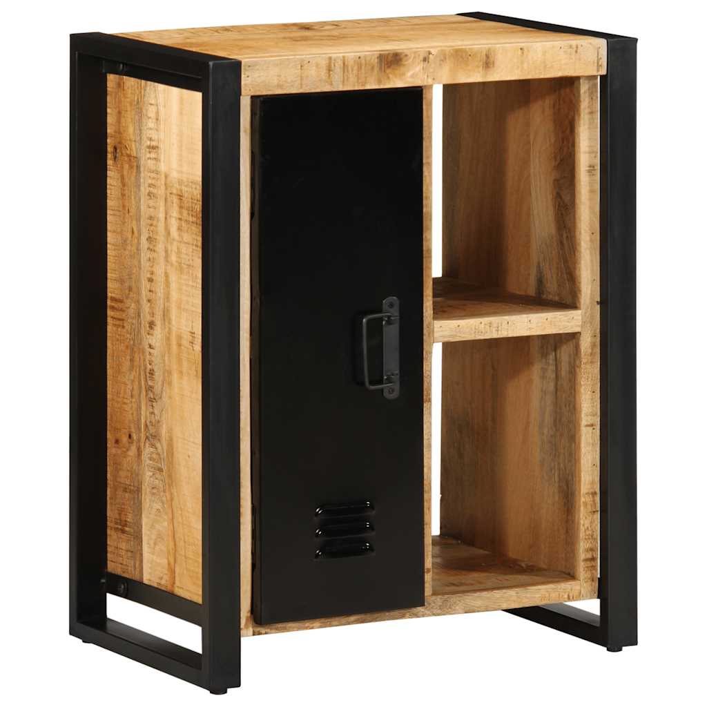 Buffet 55X35X70 Cm Bois De Manguier Brut Massif