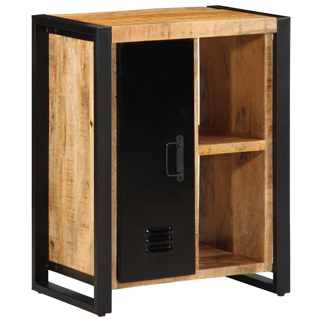 Buffet 55X35X70 Cm Bois De Manguier Brut Massif