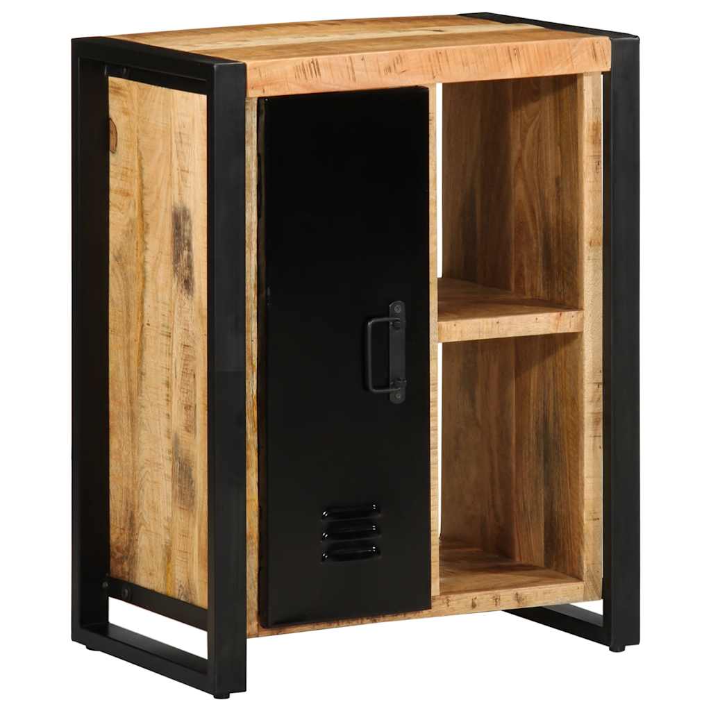 Buffet 55X35X70 Cm Bois De Manguier Brut Massif