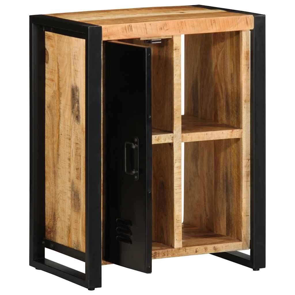 Buffet 55X35X70 Cm Bois De Manguier Brut Massif