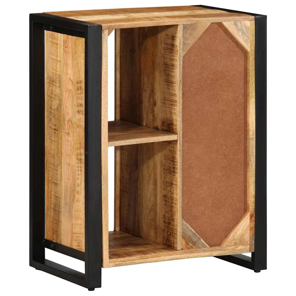 Buffet 55X35X70 Cm Bois De Manguier Brut Massif