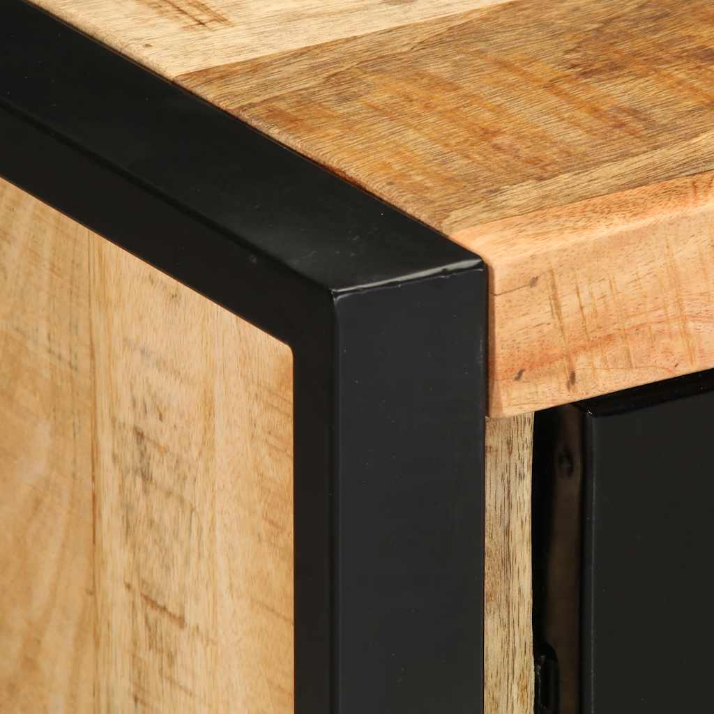 Buffet 55X35X70 Cm Bois De Manguier Brut Massif
