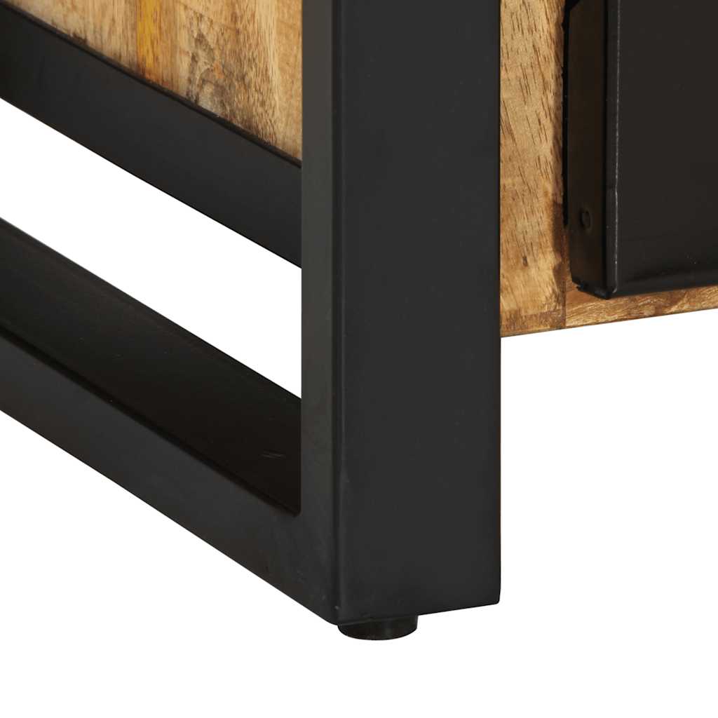 Buffet 55X35X70 Cm Bois De Manguier Brut Massif